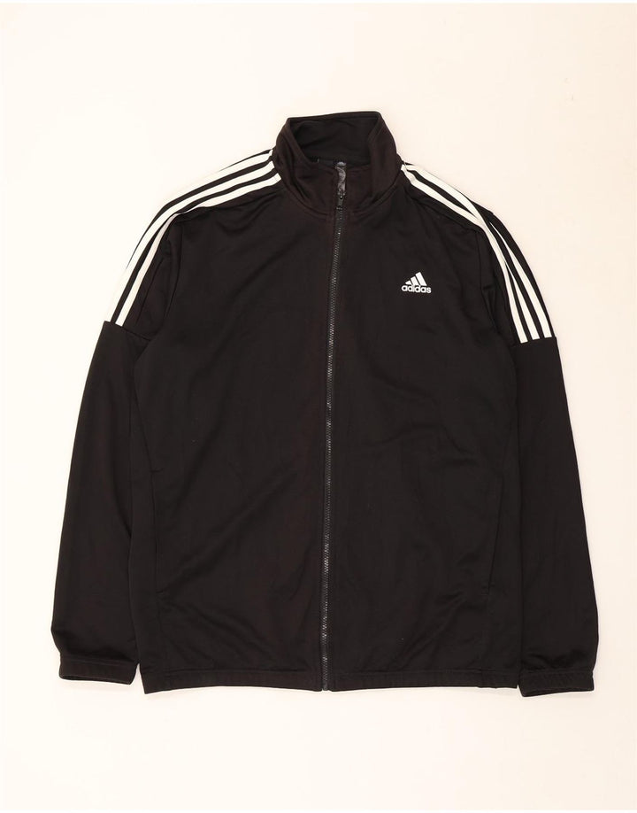 Adidas Herren Trainingsanzug Top Jacke XL Schwarz Polyester