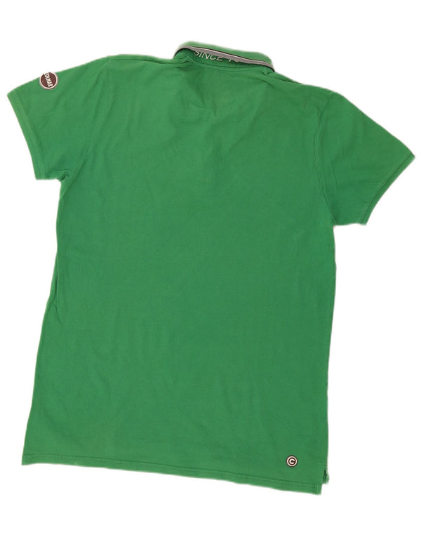 COLMAR Mens Graphic Polo Shirt 2XL Green