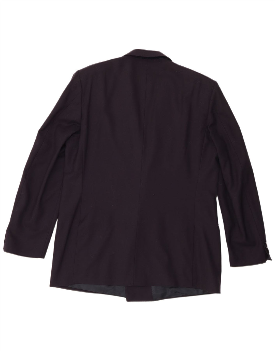 Lubiam Herren-Zweireiher-Blazer IT 54 2XL Marineblaue Schurwolle