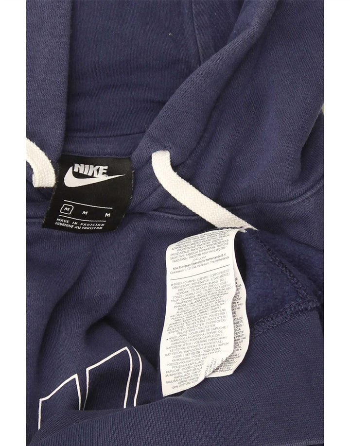 Nike Herren-Kapuzenpullover mit Grafik, mittelblaue Baumwolle