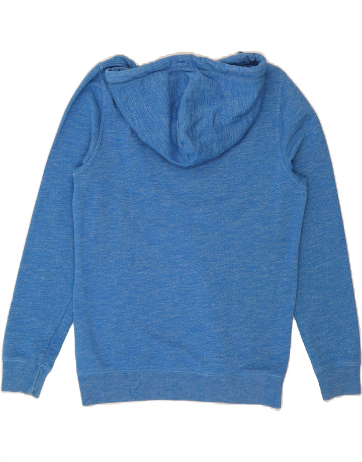 HOLLISTER Mens Zip Hoodie Sweater Medium Blue Cotton Vintage Hollister and Second-Hand Hollister from Messina Hembry 