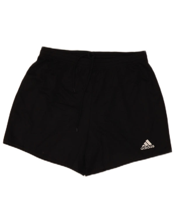 Adidas Damen Climalite Sport Shorts UK 8/10 Small Schwarz Polyester