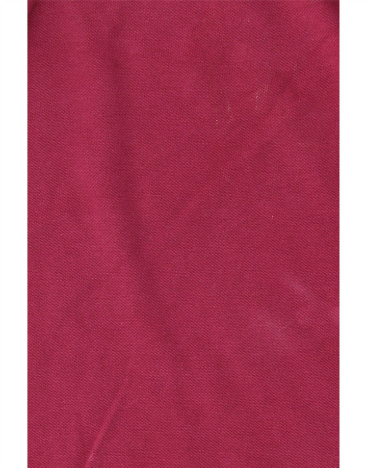 Kappa Herren-Poloshirt, klein, Burgunderrot, Baumwolle