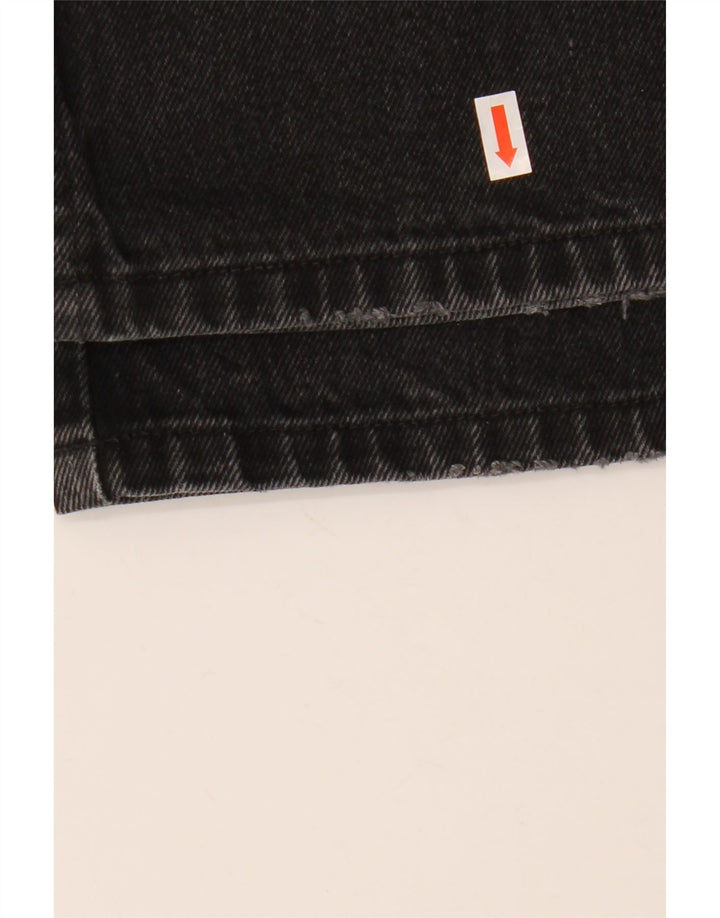 WRANGLER Herren Comfort Fit Straight Jeans W31 L32 Schwarze Baumwolle