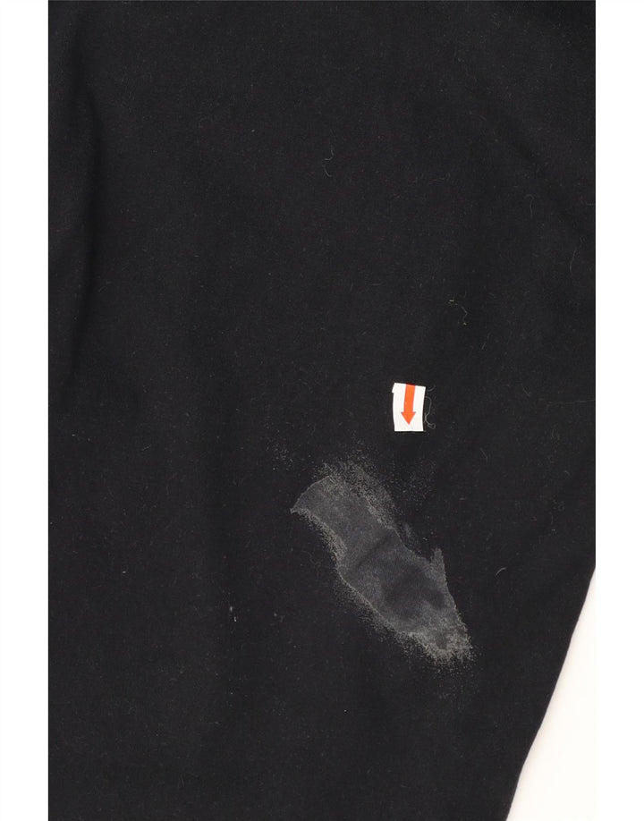 Nike Herren-T-Shirt mit Grafik, mittelgroß, schwarze Baumwolle