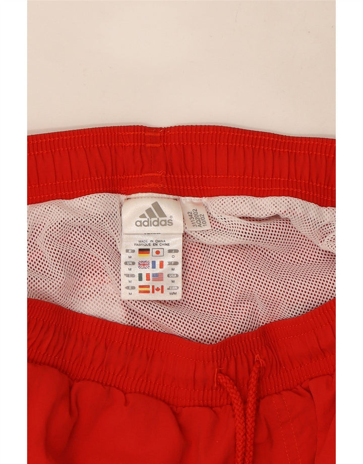 Adidas Herren Badeshorts mit Grafik, Mittelrotes Polyester