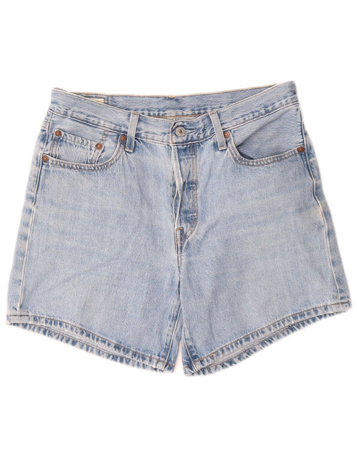 Levi's Damen Jeansshorts W28 mittelblaue Baumwolle