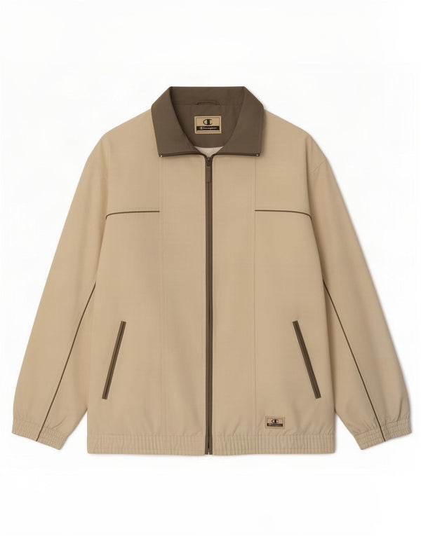 Champion Herren-Trainingsanzugoberteil, XL, Beige, Polyester