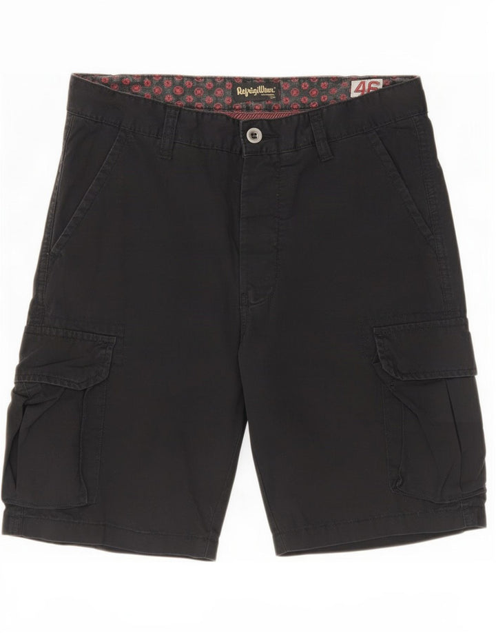 Refrigiwear Herren Cargoshorts IT 46 Small W29 Schwarz