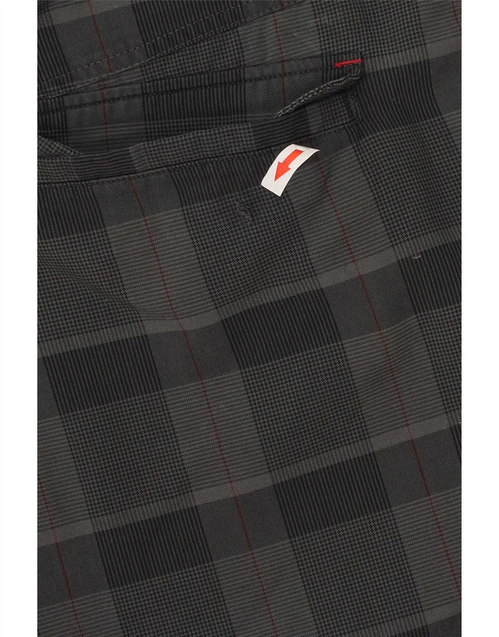 O'Neill Herren Chinoshorts W36 Large Grau Hahnentrittmuster