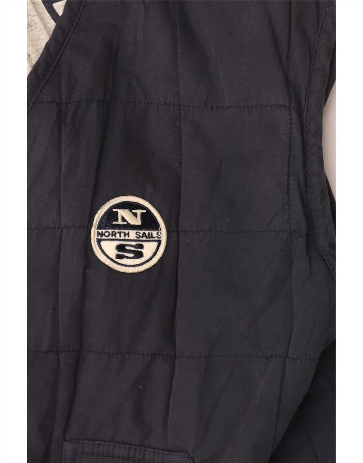 North Sails Herren Steppweste UK 36 Small Marineblau