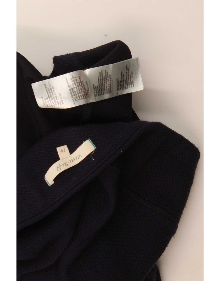 Gerader Rock für Damen von White Stuff, UK 14, Größe L W36, Marineblau, Polyester