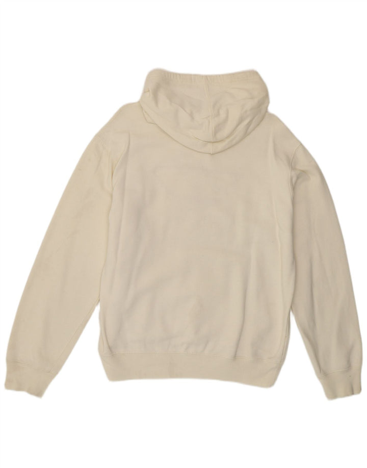 DIESEL Herren-Kapuzenpullover mit Grafik, Medium, cremefarbene Baumwolle