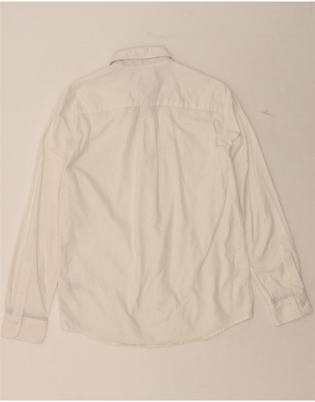CHAPS Mens Oxford Shirt Small White Cotton Vintage Chaps and Second-Hand Chaps from Messina Hembry 