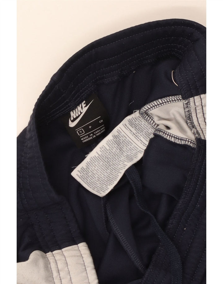 Nike Herren-Trainingshose, Jogginghose, Größe S, Marineblau, Farbblock-Polyester