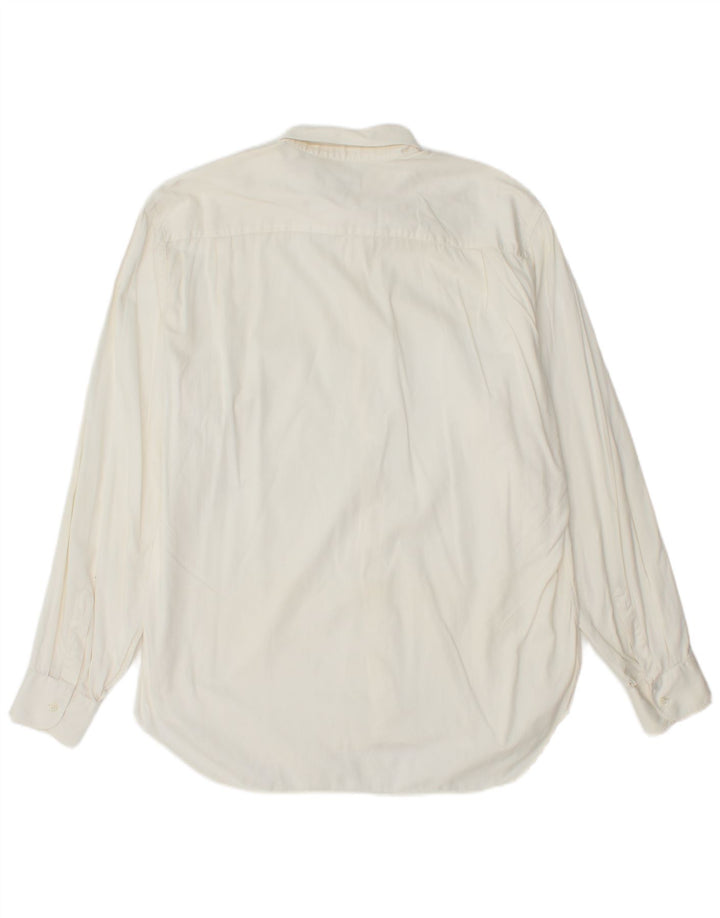 GIORGIO ARMANI Herrenhemd Größe 16 41 Large Off White