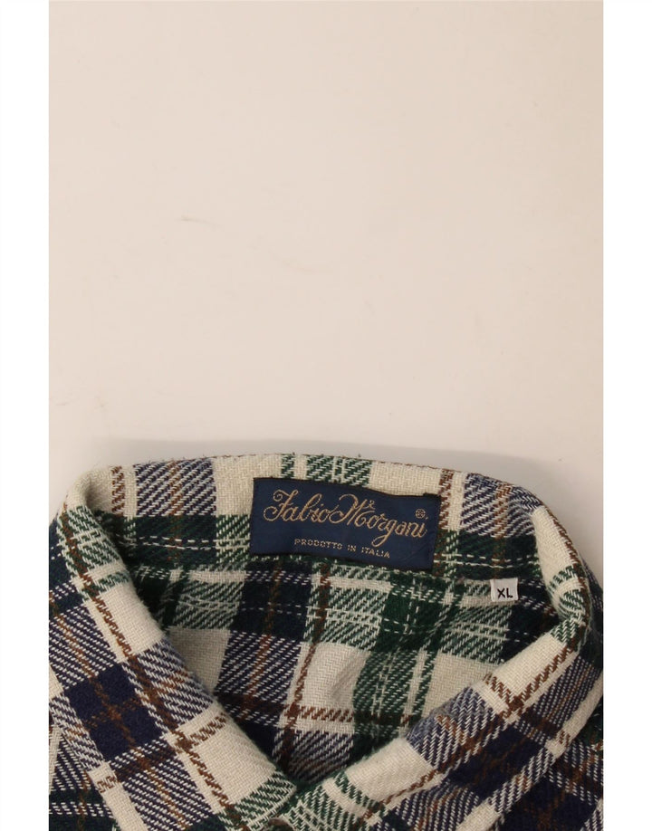 Vintage Herren Flanellhemd XL Mehrfarbig kariert