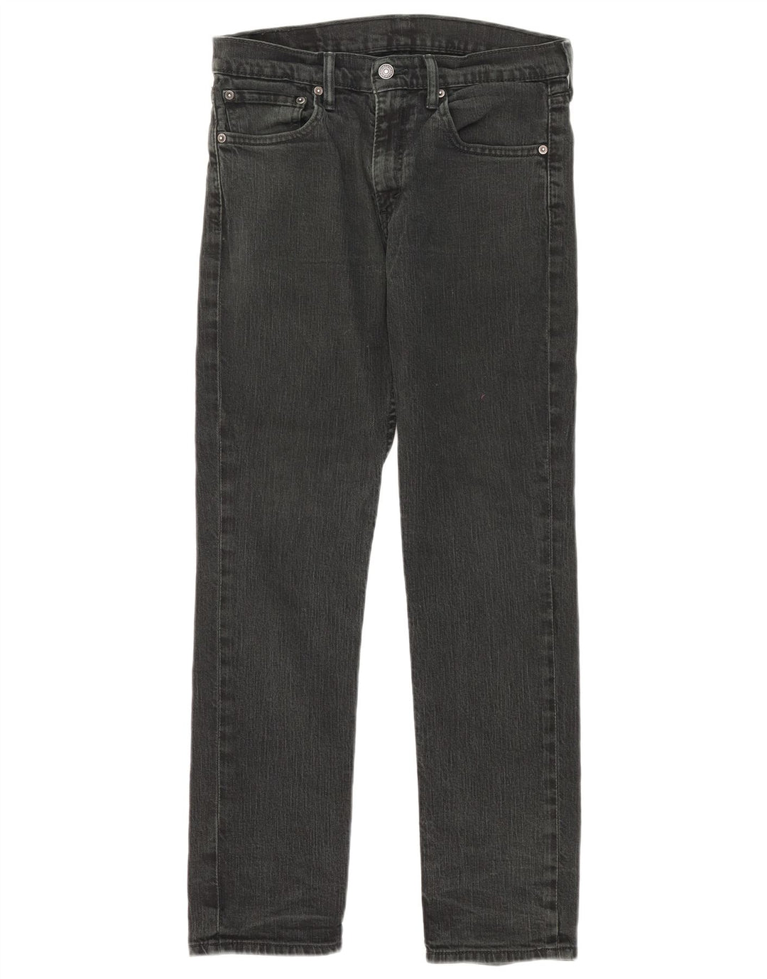 Levi's Damen Straight Jeans W32 L30 Schwarze Baumwolle