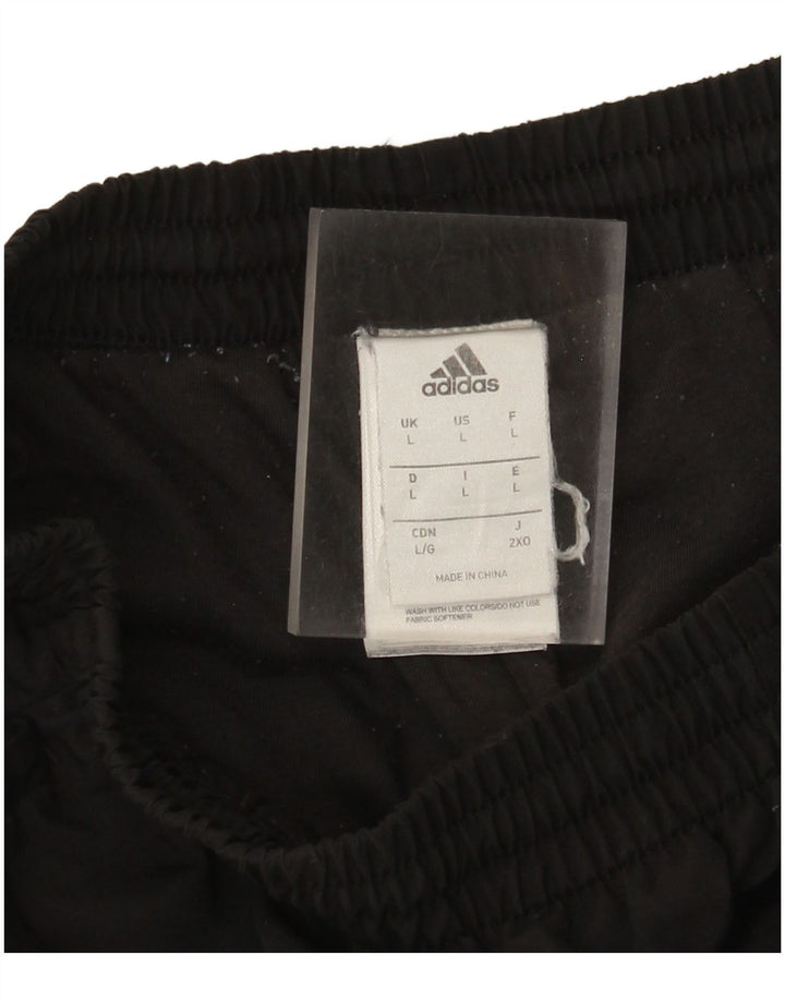 Adidas Herren-Trainingshose, Jogginghose, Größe L, Schwarz, Polyester
