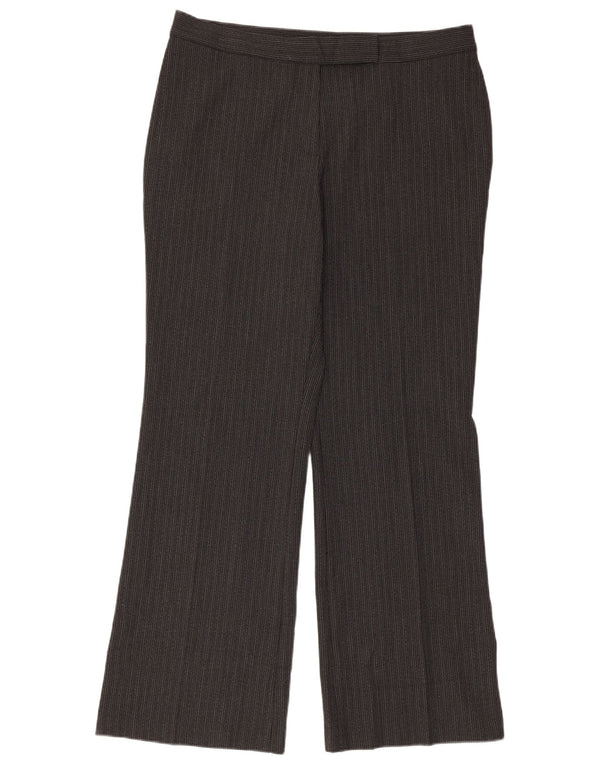 Marks & Spencer Damen Anzughose UK 16 Large W34 L30 Grau gestreift