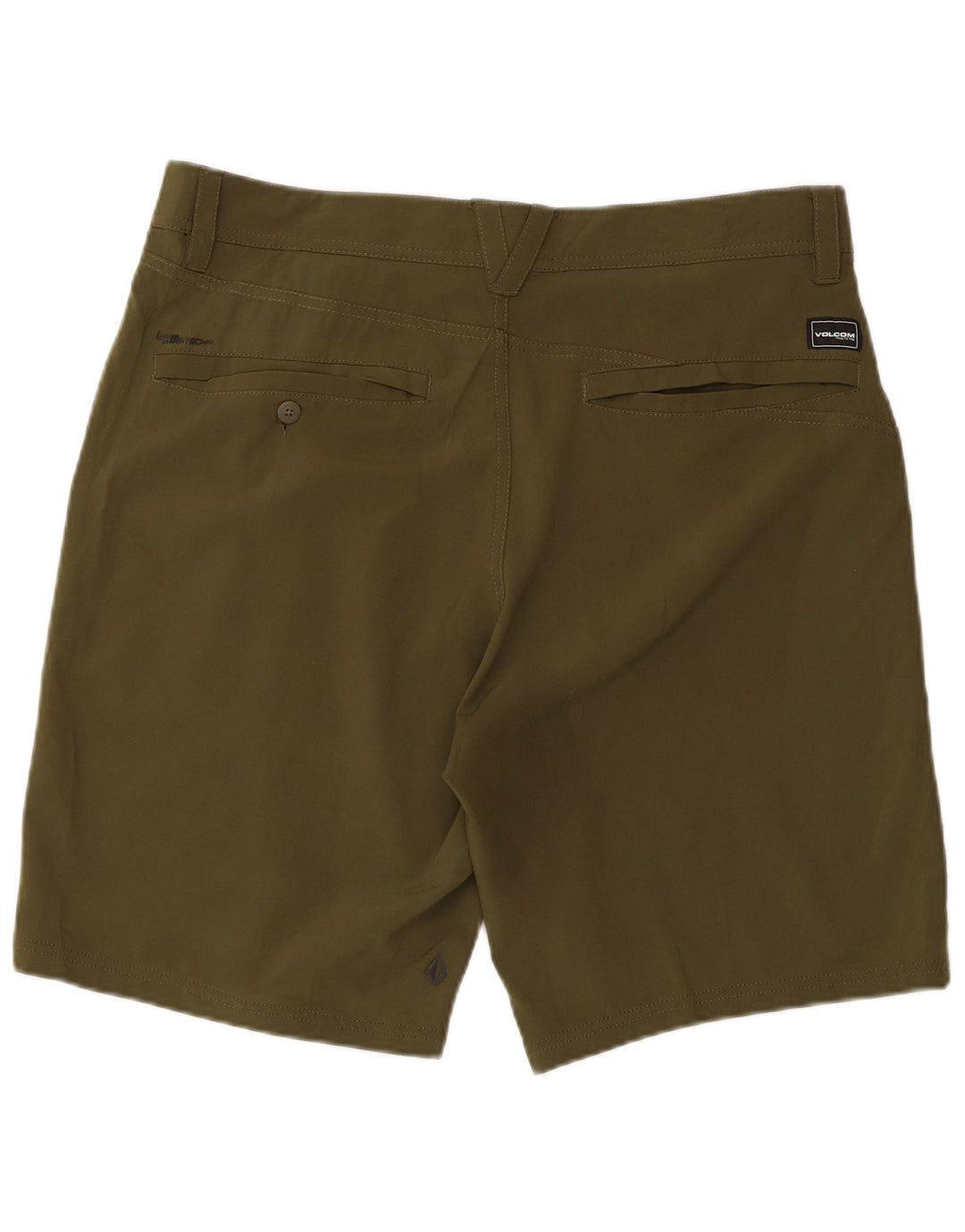 Volcom Herren-Chinoshorts, groß, Khaki, Polyester