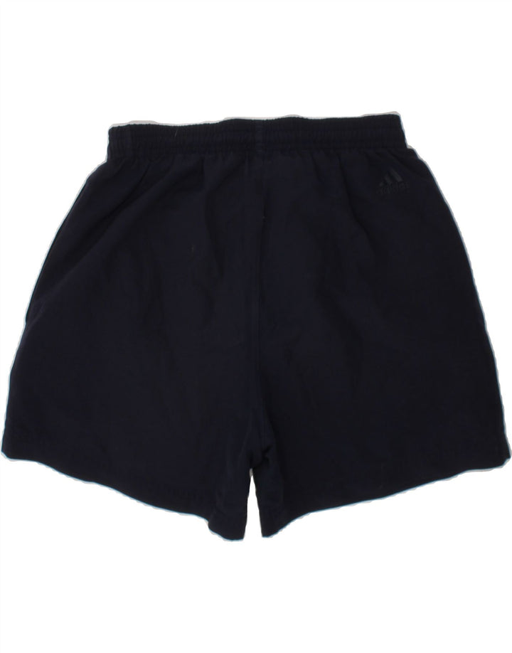 ADIDAS Boys Sport Shorts 11-12 Years  Navy Blue Polyester Vintage Adidas and Second-Hand Adidas from Messina Hembry 