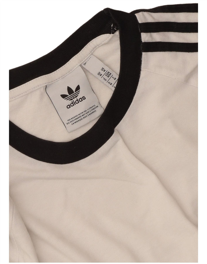ADIDAS Herren T-Shirt Top Mittelweiß