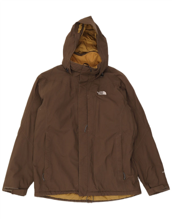The North Face Herren-Windbreakerjacke mit Kapuze, UK 40, Größe L, Khaki, Polyester