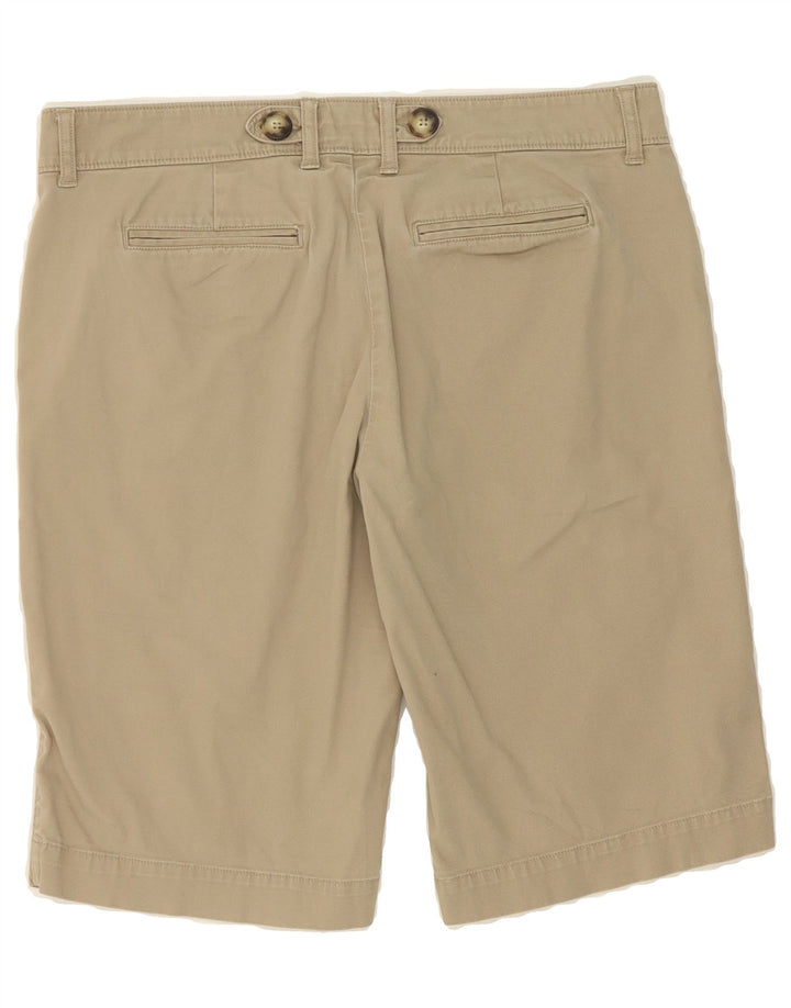 EDDIE BAUER Womens Shaw Fit Chino Shorts US 6 Medium W32  Beige Cotton Vintage Eddie Bauer and Second-Hand Eddie Bauer from Messina Hembry 
