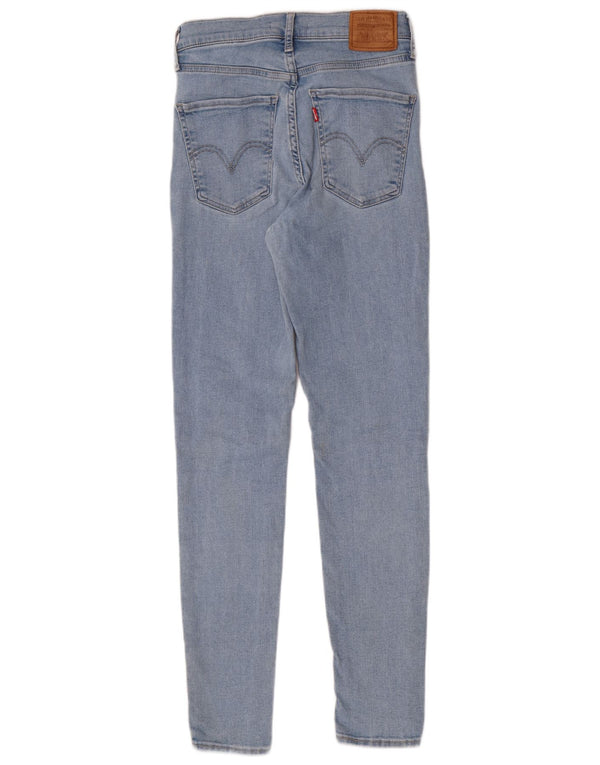 Levi's Damen Mile High Super Skinny Jeans W27 L30 Blaue Baumwolle