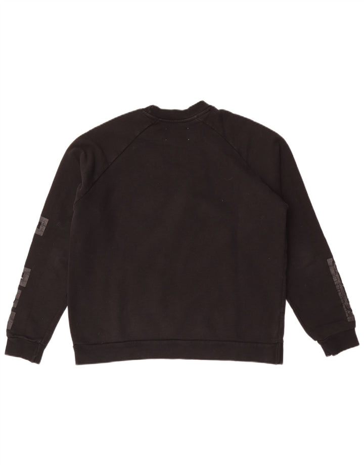 Gaelle Womens Graphic Sweatshirt Pullover UK 10 Small Schwarz