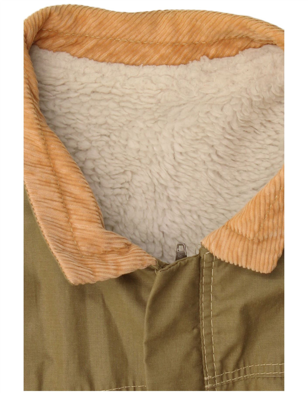 VINTAGE Herren Utility Jacke UK 40 Large Khaki