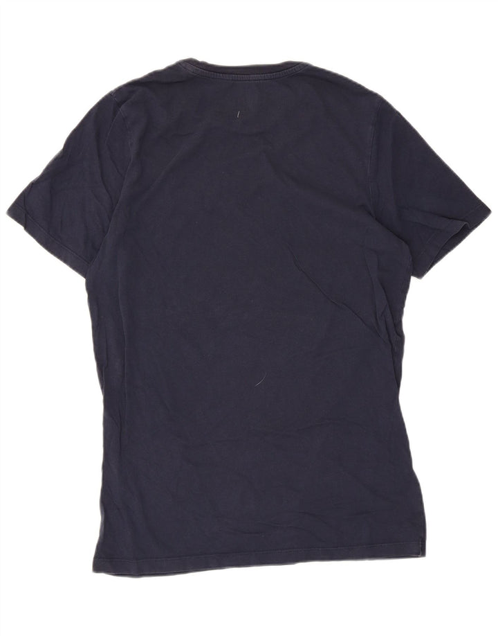 Jack & Jones Herren-T-Shirt mit Grafik, Größe L, Marineblau