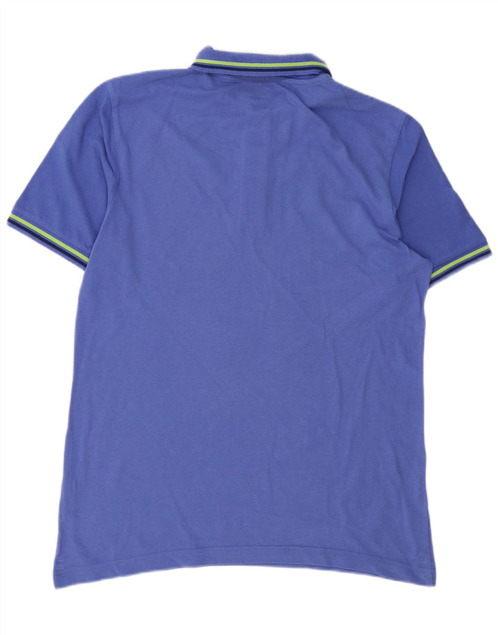 Kappa Herren-Poloshirt, große blaue Baumwolle