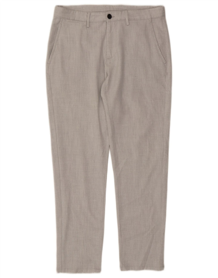 Zara Slim Chino-Hose für Herren, EU 40, M, W31, L28, Grau