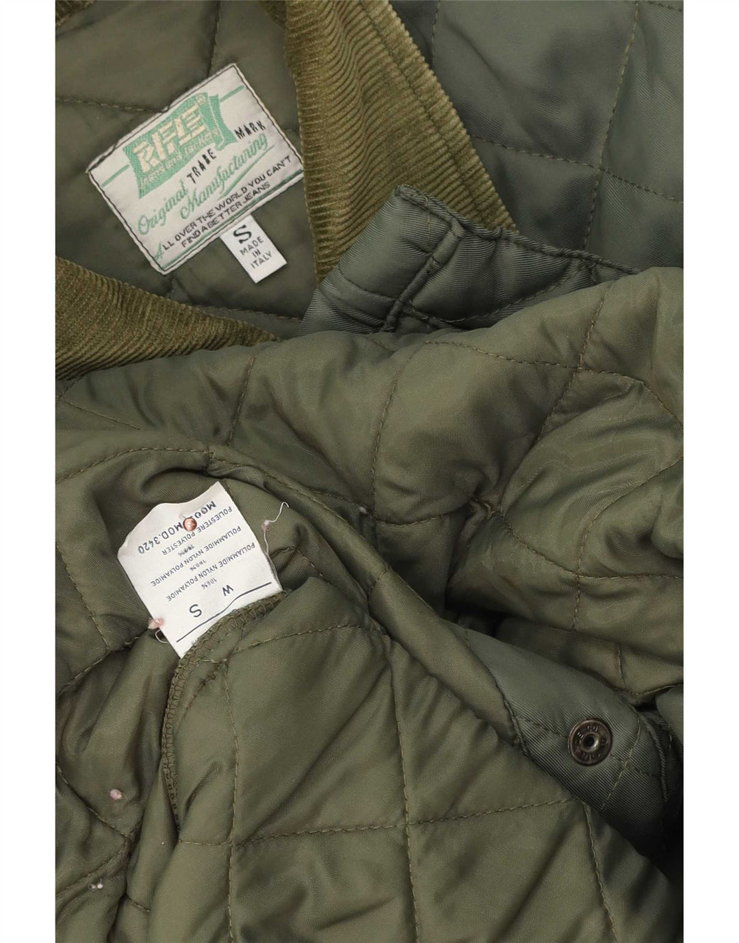 Rifle Herren-Steppjacke in Übergröße, Gr. 36, Grün, Polyamid