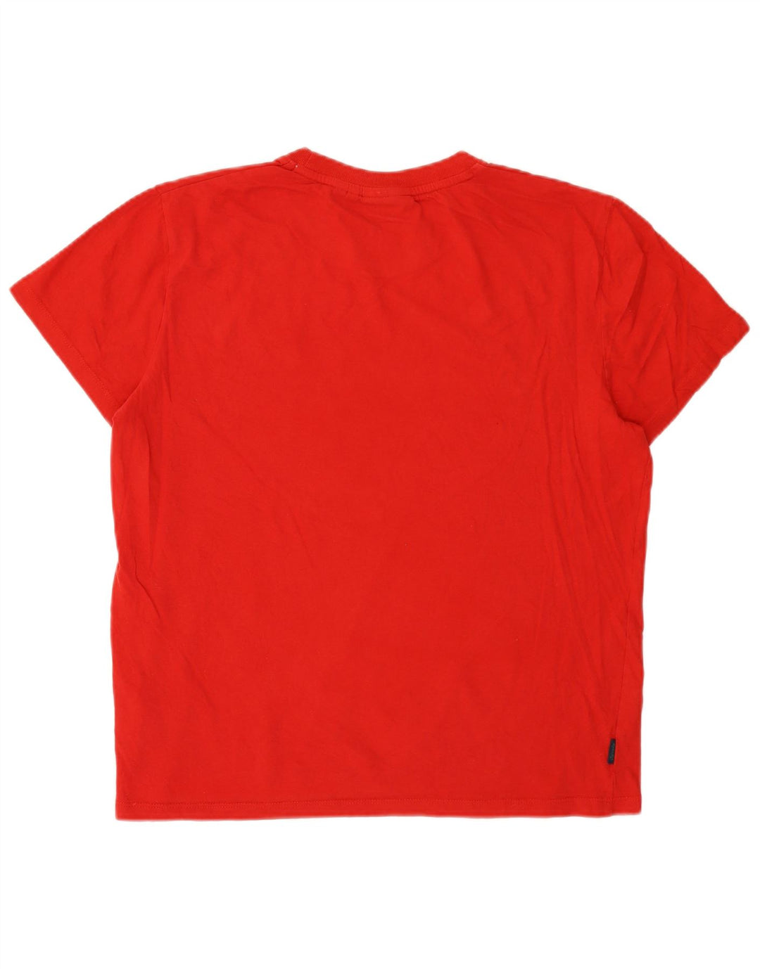 Superdry Herren T-Shirt Top XL aus roter Baumwolle