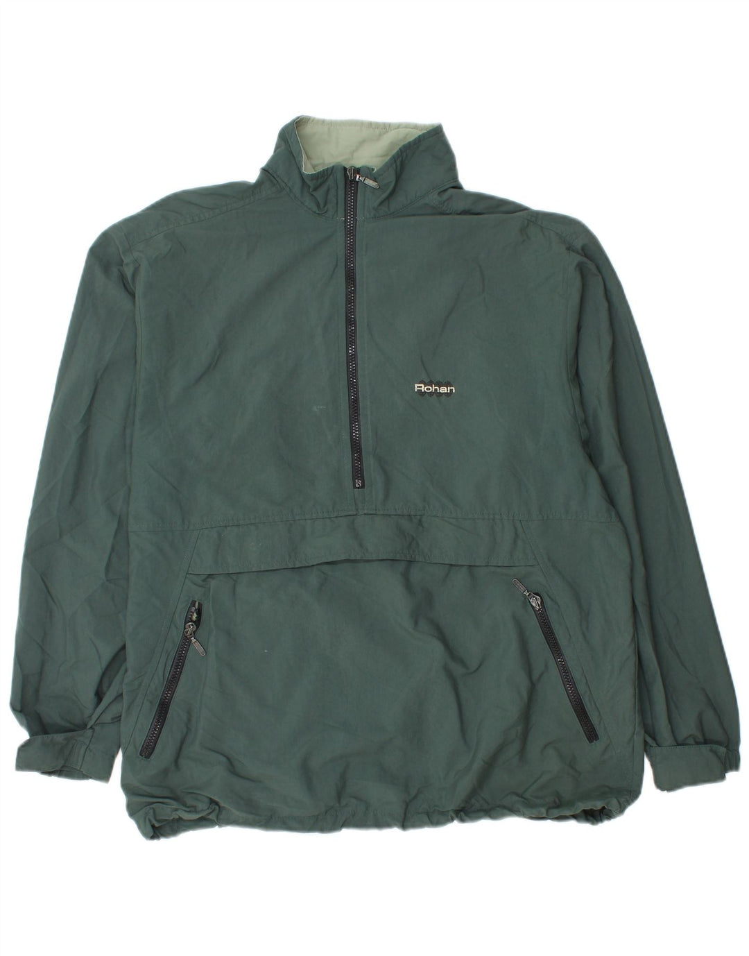 Rohan Herren Anorakjacke UK 38 Mittelgrünes Polyamid