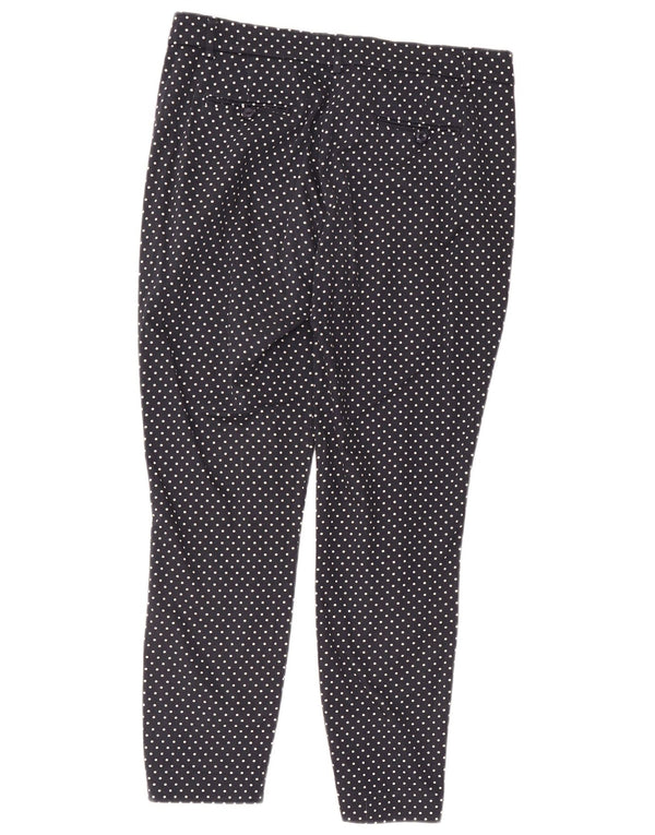 Phase Eight Chino-Hose für Damen, UK 44, Größe L W32 L27, Marineblau gepunktet