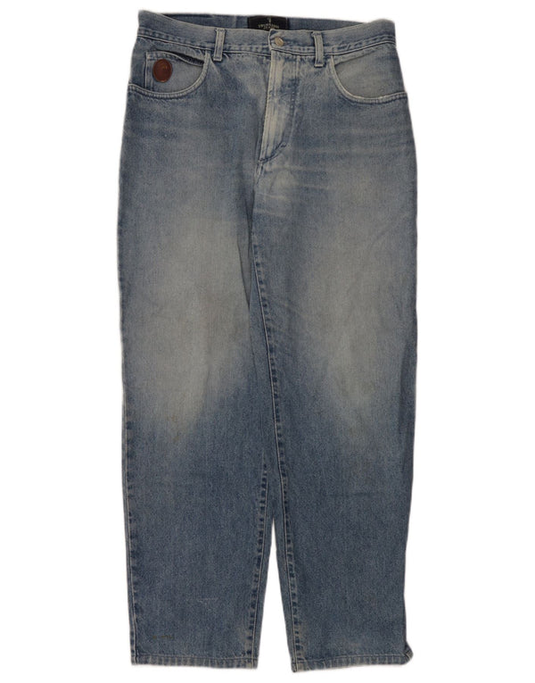 Trussardi Herren Tapered Jeans IT 50 Large W36 L30 Blaue Baumwolle