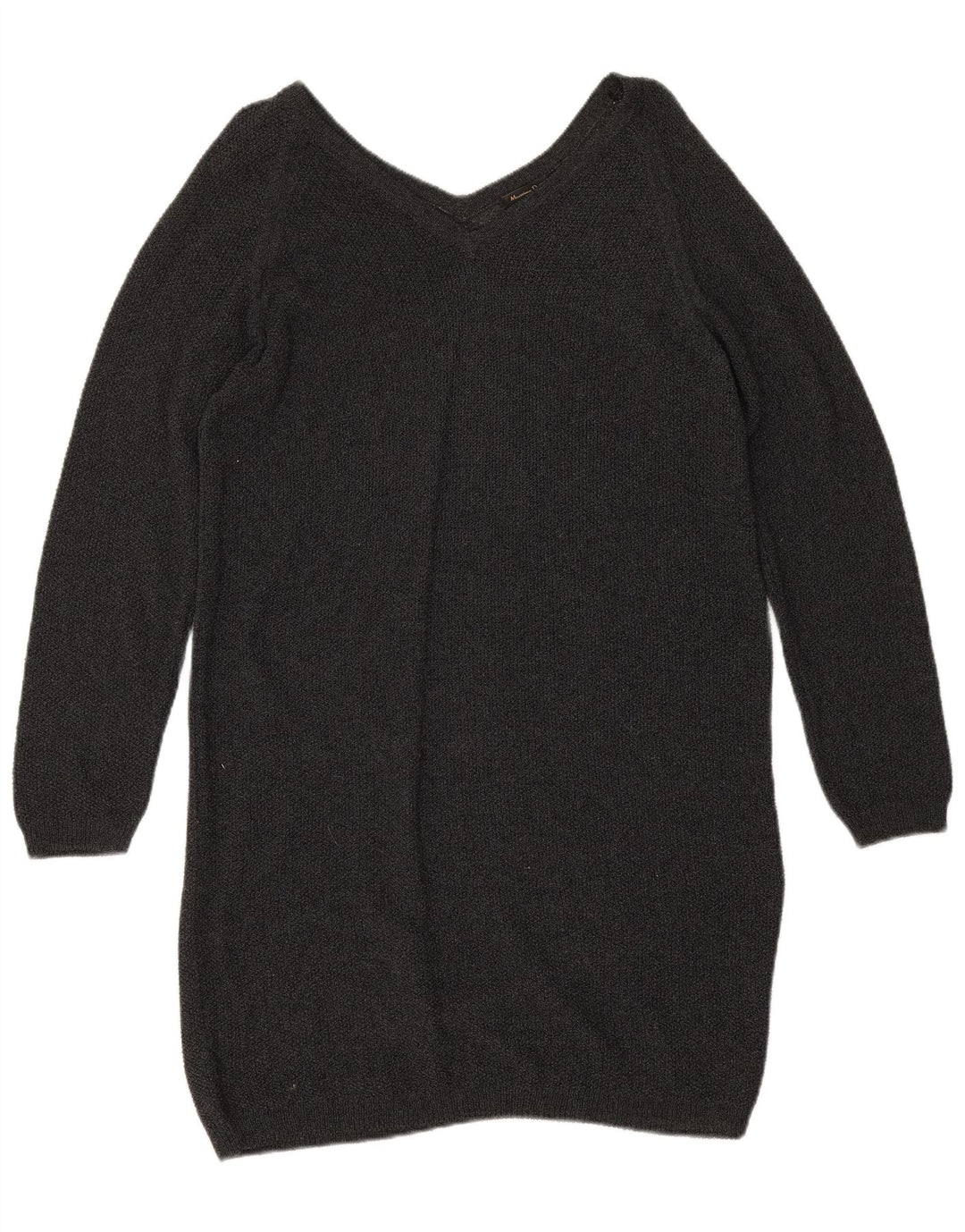 Massimo Dutti Damen Pulloverkleid UK 14 Mittelgrau