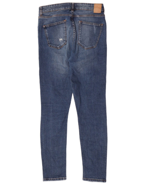 Zara Damen Skinny Jeans EU 40 Medium W30 L27 Blaue Baumwolle
