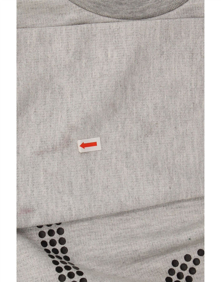 CALVIN KLEIN JEANS Womens Oversized Sweatshirt Jumper UK 10 Small Grey Vintage Calvin Klein Jeans and Second-Hand Calvin Klein Jeans from Messina Hembry 