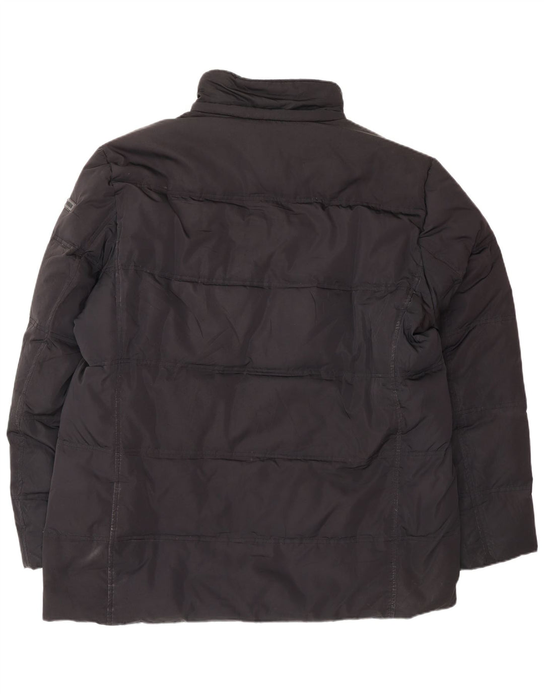 TRUSSARDI JEANS Herren Wattierte Jacke IT 56 3XL Schwarz Polyester