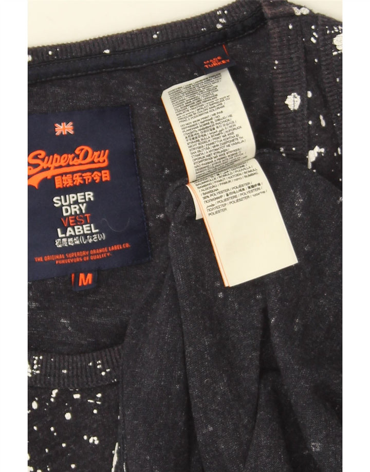 Superdry Herren Grafik-Trägershirt aus Baumwolle in mittlerer Marineblau-Optik