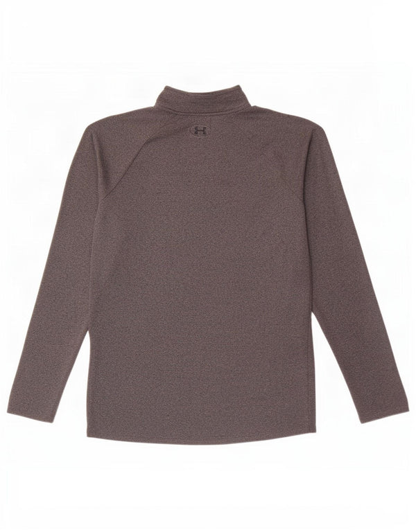 Under Armour Herren Heat Gear Pullover-Trainingsanzug mit Reißverschluss, Größe S, Grau