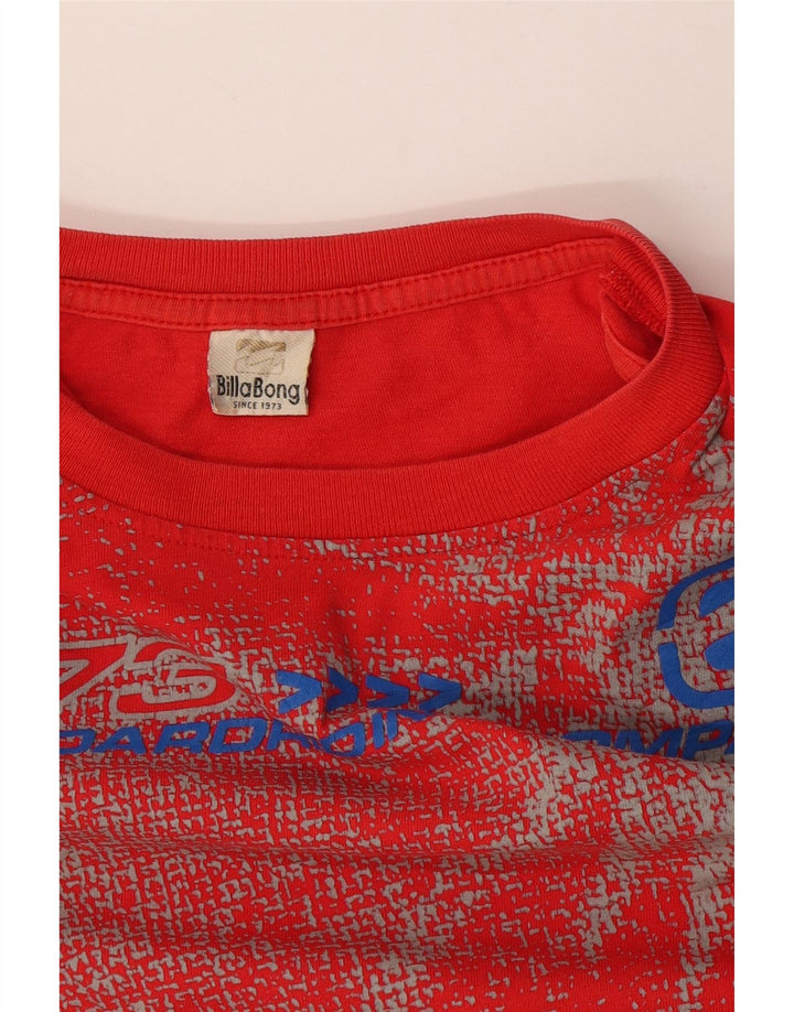 Billabong Herren Grafik T-Shirt Top XL Rot