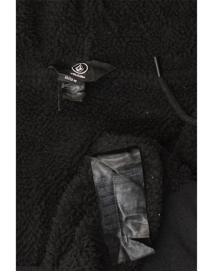 Volcom Herren-Kapuzenpullover mit Reißverschluss, mittelschwarz, Baumwolle