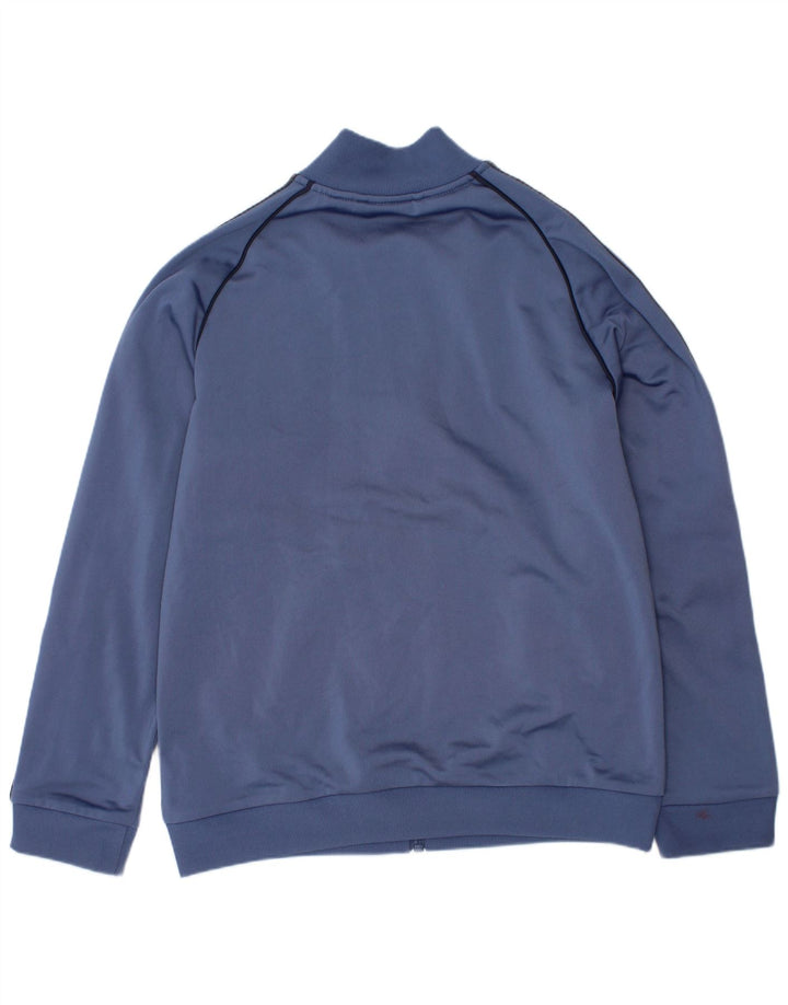 Adidas Jungen-Trainingsanzug-Top-Jacke, 9–10 Jahre, blaues Polyester