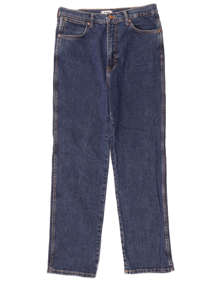 Wrangler Herren Wild West Straight Jeans W31 L30 Blaue Baumwolle